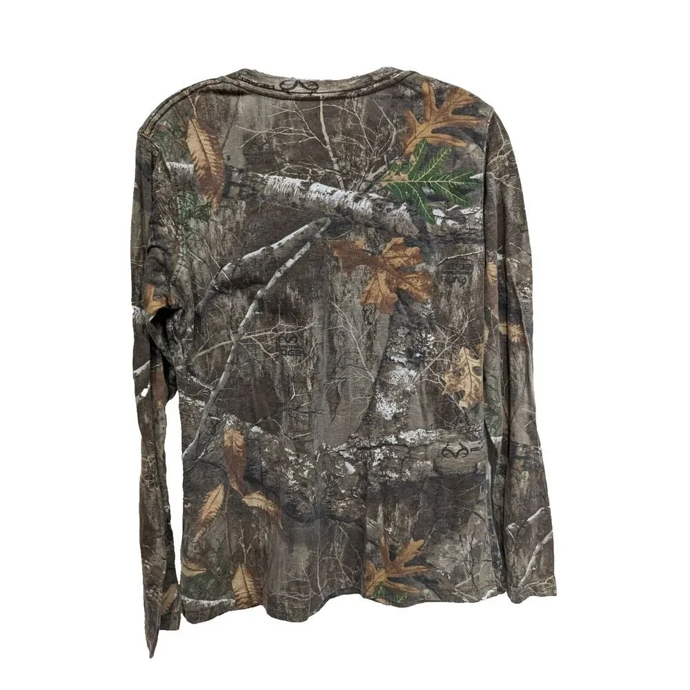 Rustic Ridge Kids Large Long Sleeve Camo Base Layer Shirt Camouflage Hunting